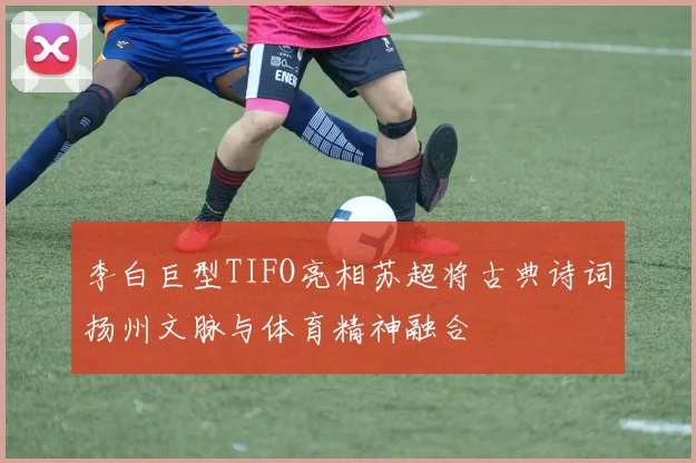 李白巨型TIFO亮相苏超将古典诗词扬州文脉与体育精神融合